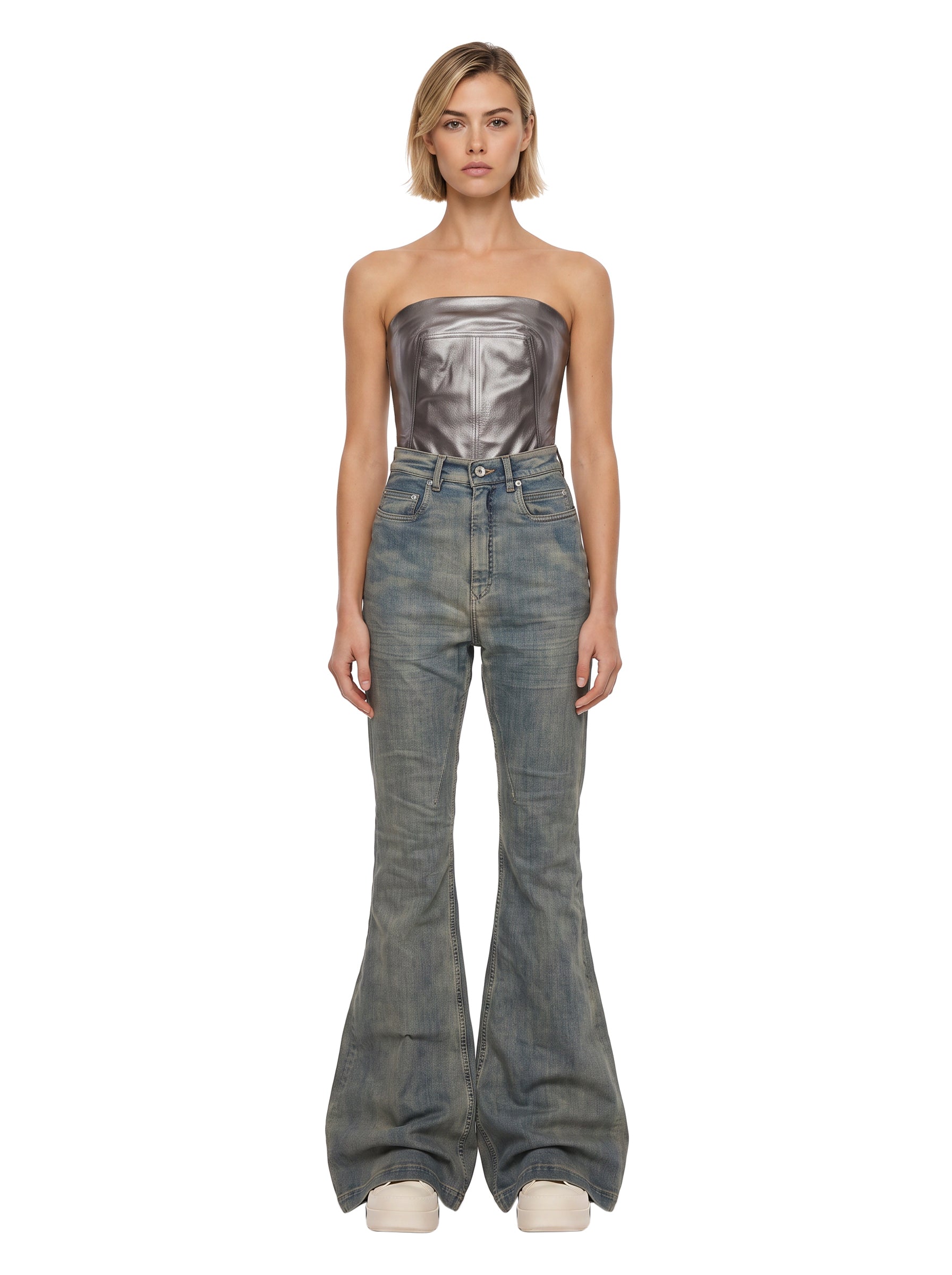 Jeans Bolan bootcut in blu 