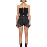 Shorts denim Dirt Cutoffs in grigio 