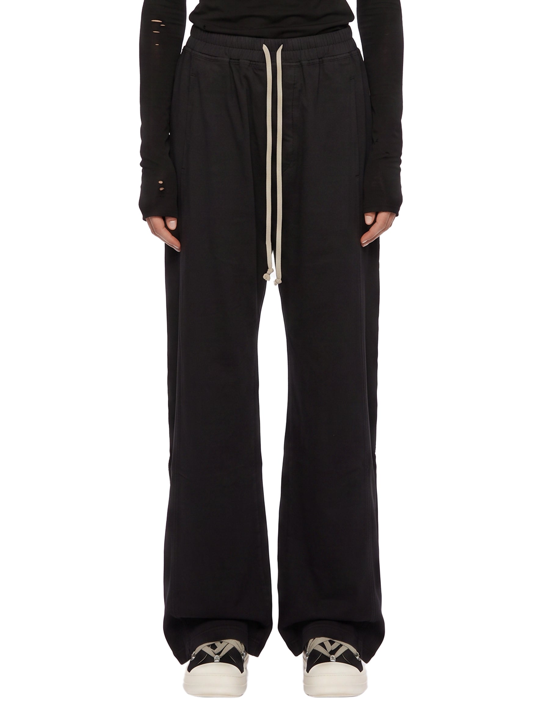 Pantaloni Pusher felpa in nero 
