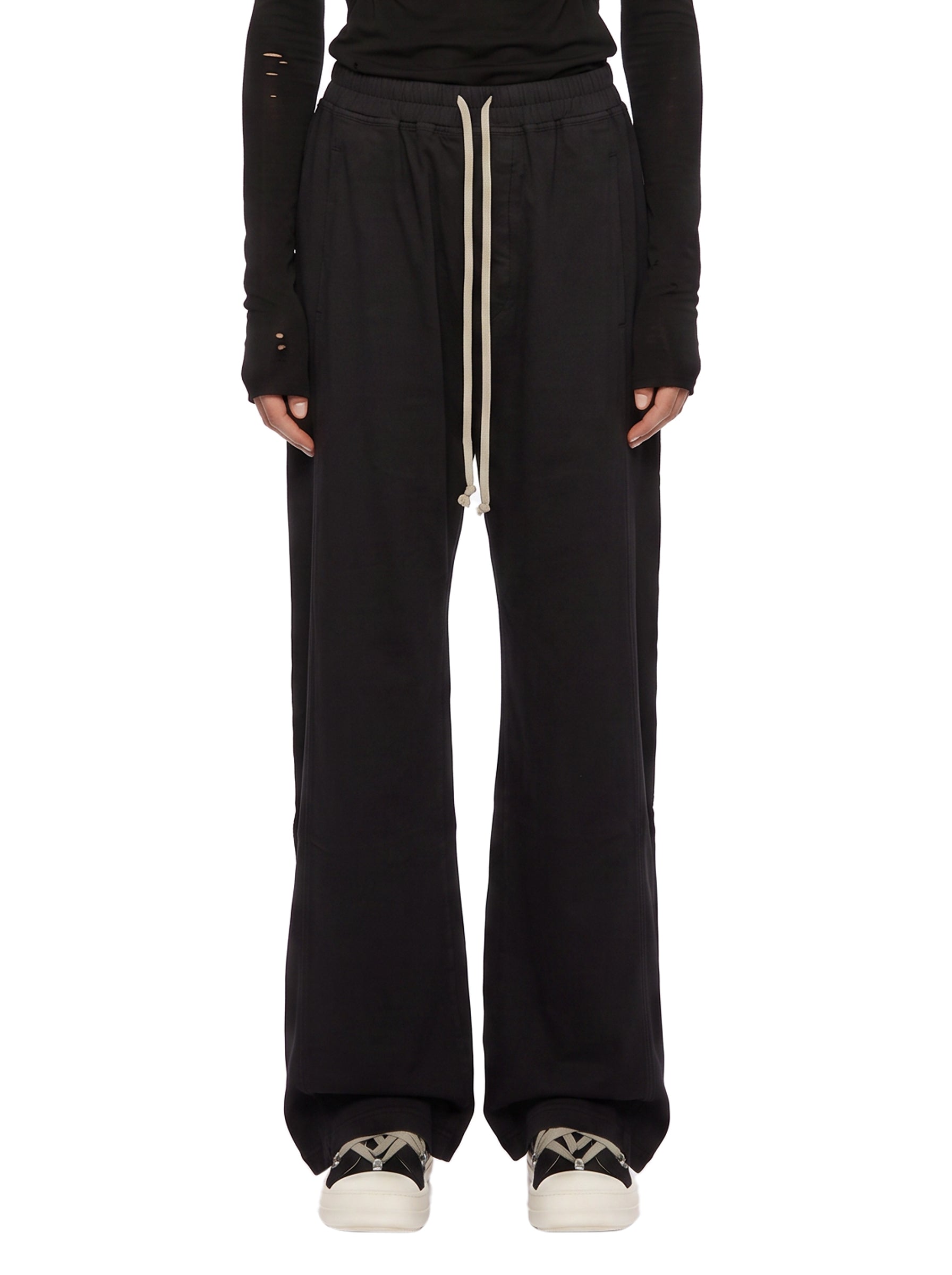 Pantaloni Pusher felpa in nero 