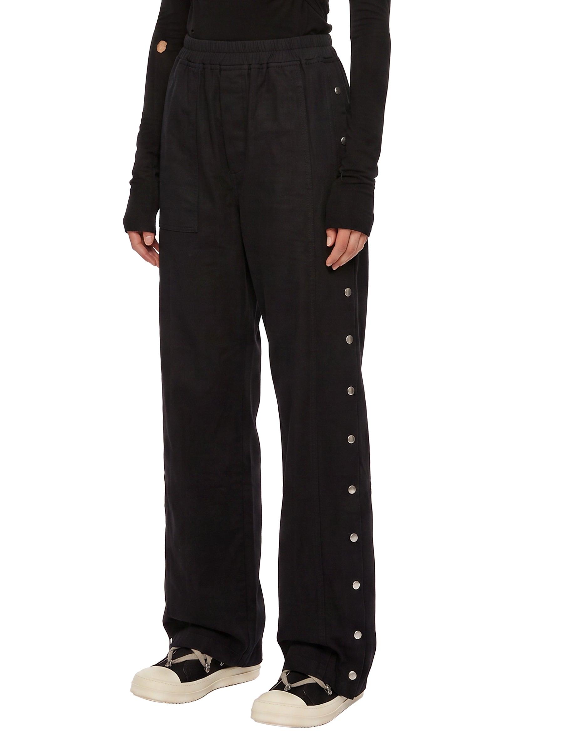 Pantaloni Pusher felpa in nero 