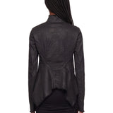Giacca Naska in denim in nero 