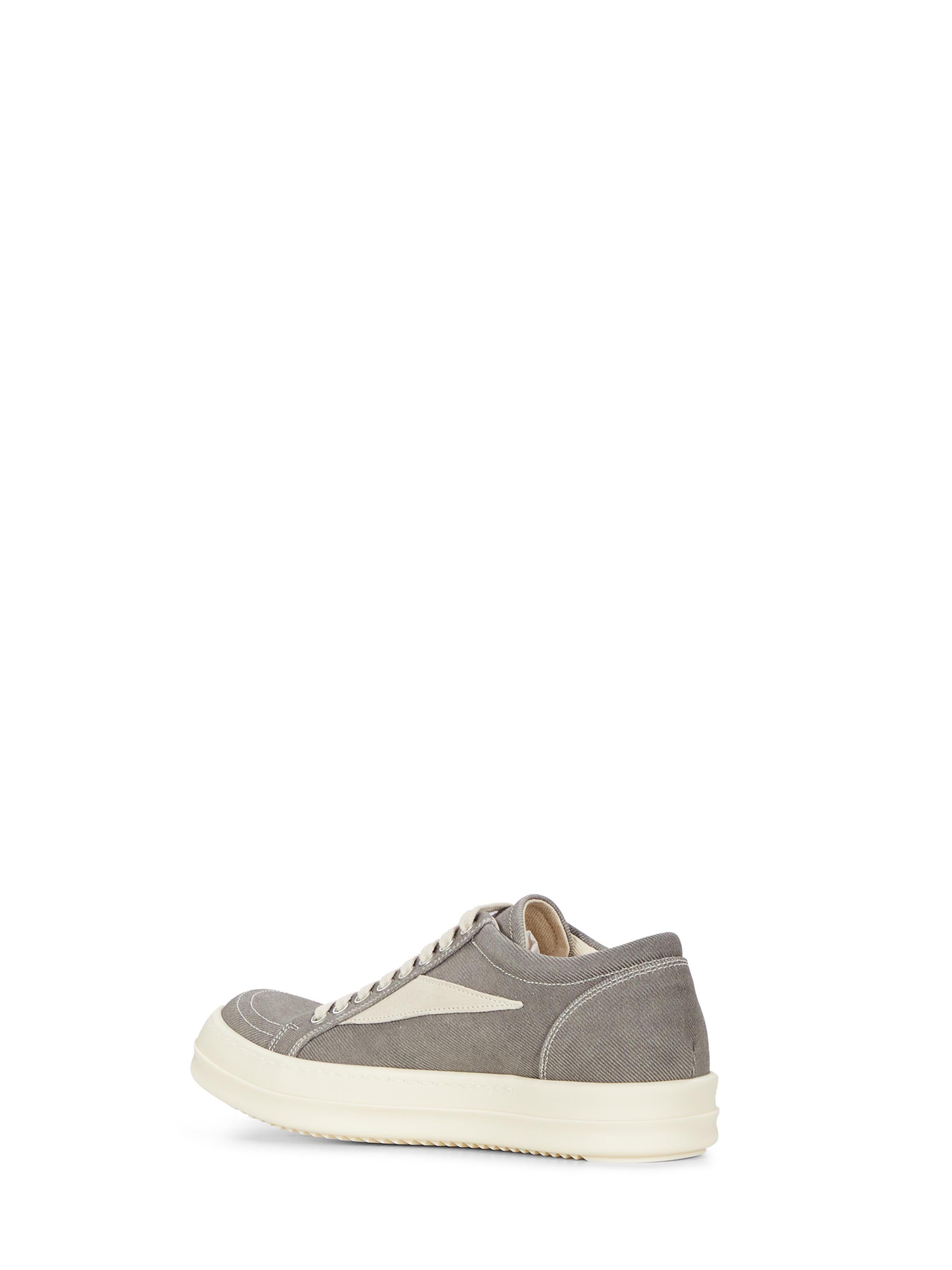 Sneakers basse Vintage in denim in grigio 