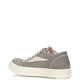 Sneakers basse Vintage in denim in grigio 