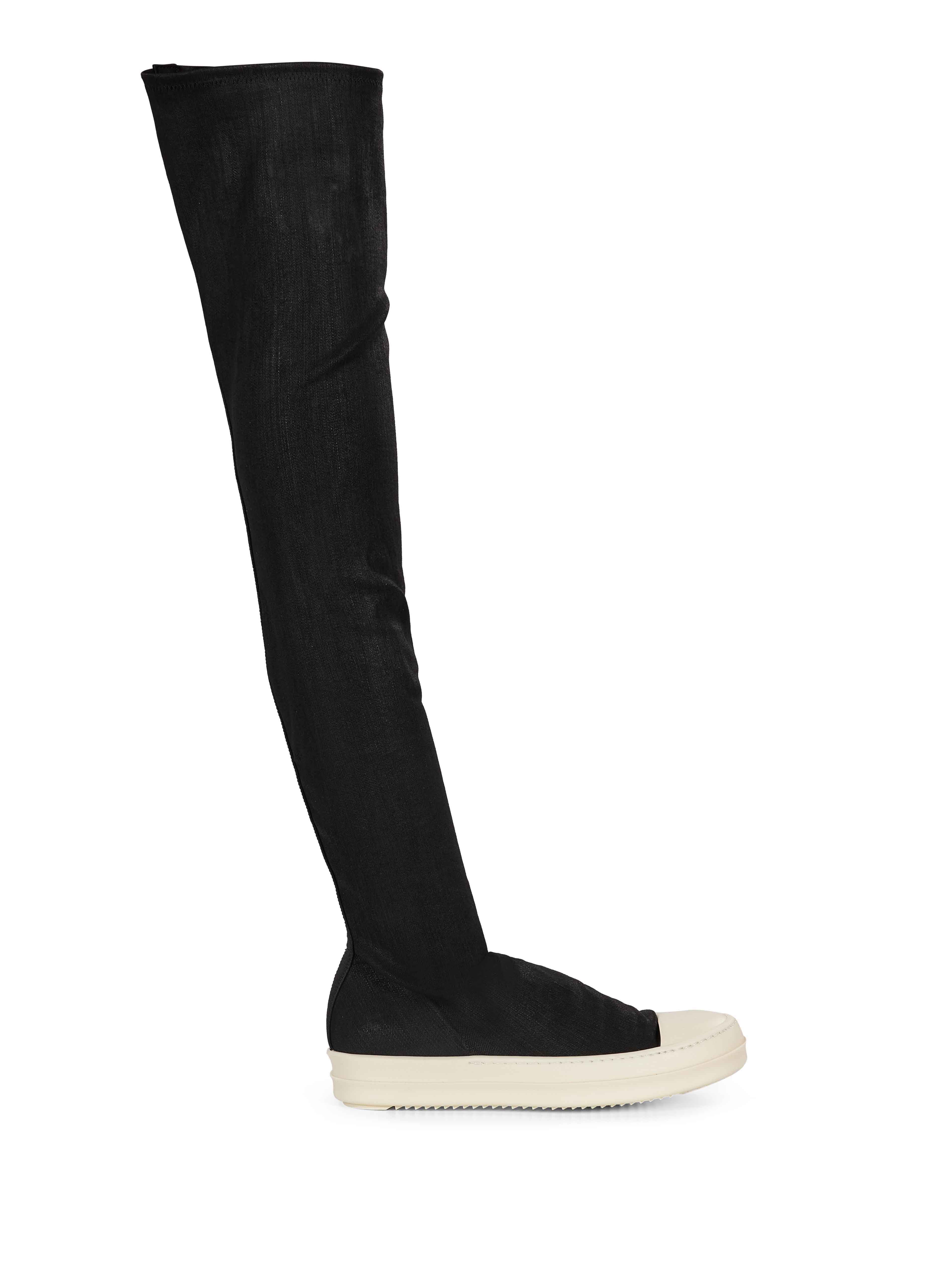 Sneakers alte al ginocchio in nero 