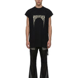 T-shirt Jumbo con stampa  in nero 
