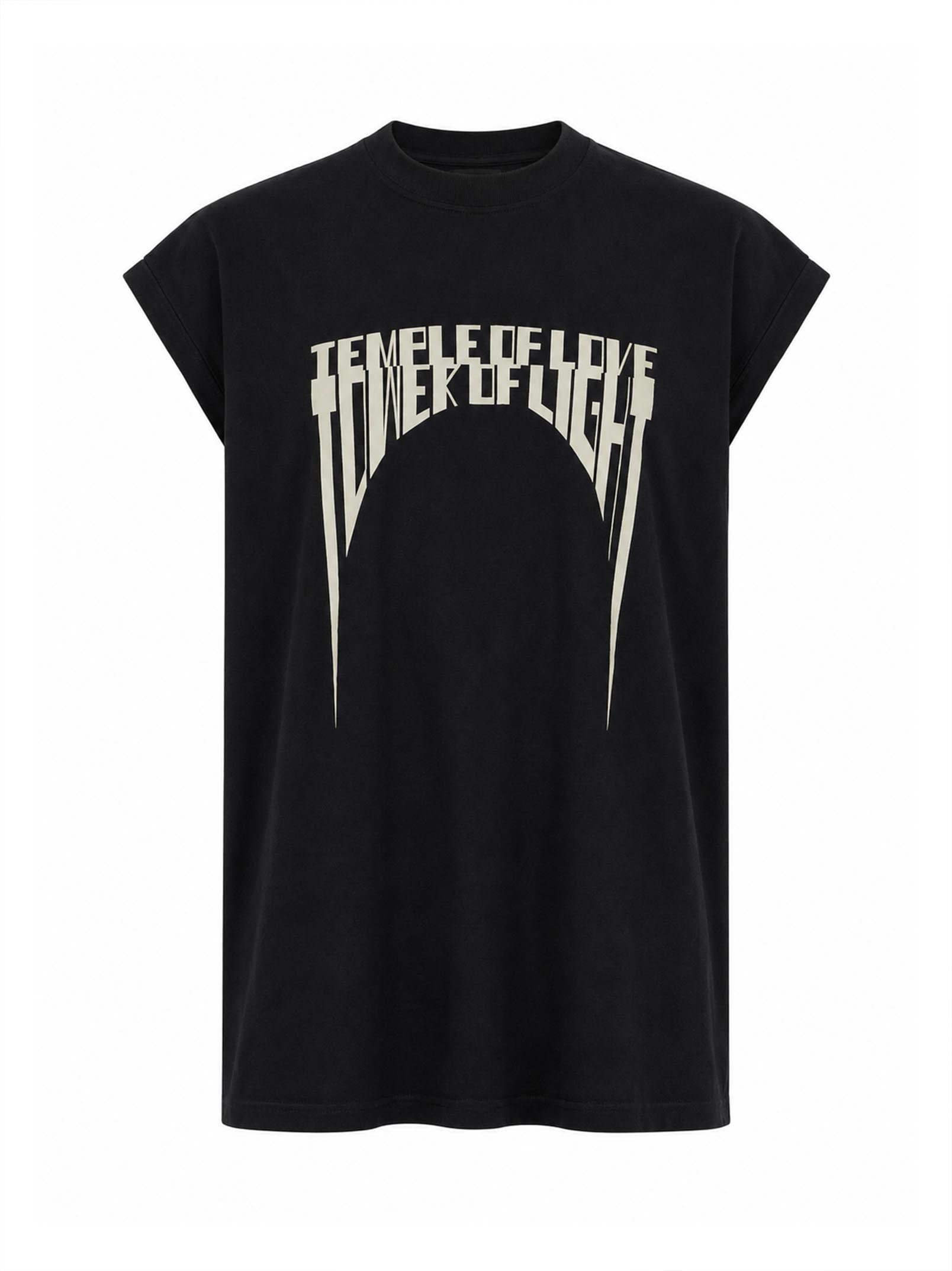 T-shirt Jumbo con stampa  in nero 