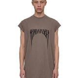 T-shirt Jumbo con stampa  in grigio 