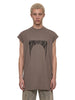 T-shirt Jumbo con stampa  in grigio