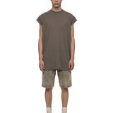 T-shirt Jumbo senza maniche in grigio 