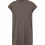T-shirt Jumbo senza maniche in grigio 
