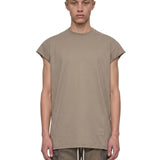 T-shirt Jumbo senza maniche in beige 