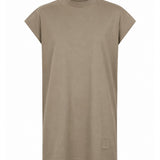 T-shirt Jumbo senza maniche in beige 
