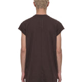 T-shirt Jumbo senza maniche in marrone 