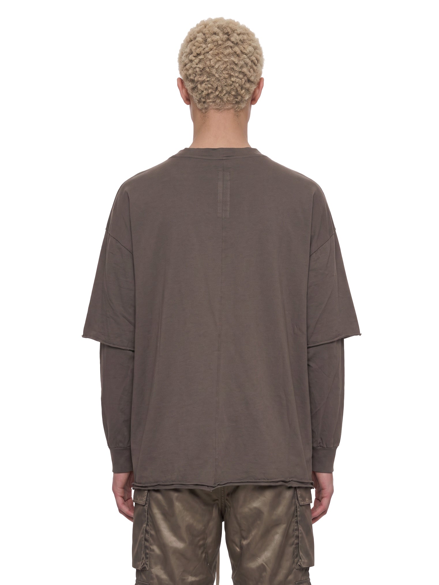 T-shirt a maniche lunghe Tommy Hustler in marrone 