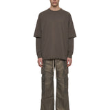 T-shirt a maniche lunghe Tommy Hustler in marrone 