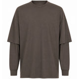 T-shirt a maniche lunghe Tommy Hustler in marrone 