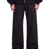 Jeans a gamba larga geth in nero 