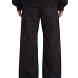Jeans a gamba larga geth in nero 