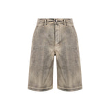 Shorts denim in grigio 