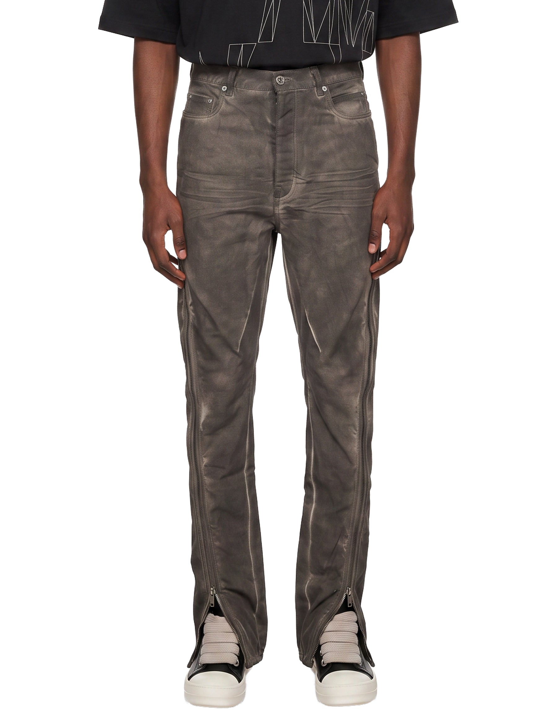 Jeans Bolan Banana in grigio 