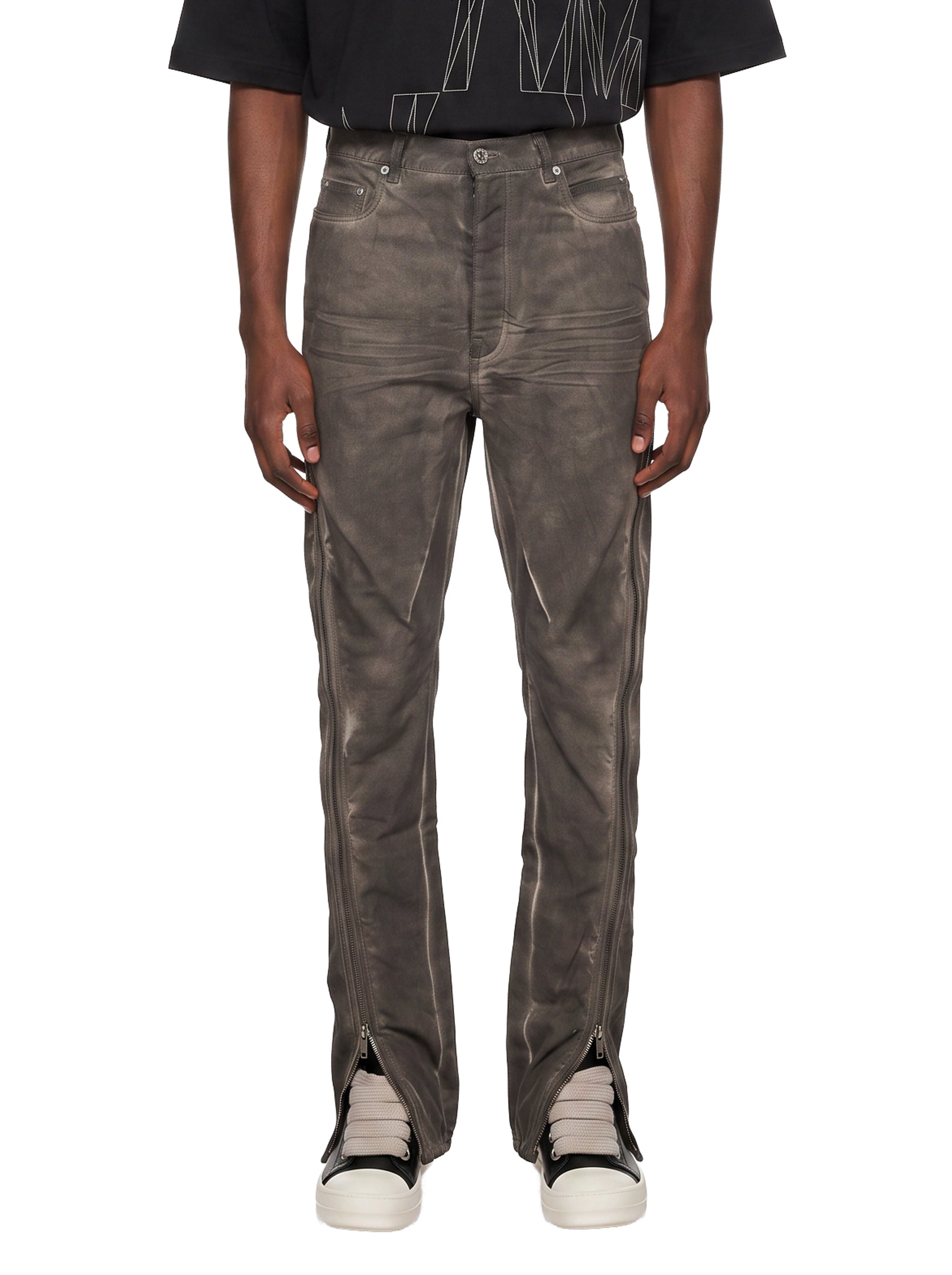 Jeans Bolan Banana in grigio 
