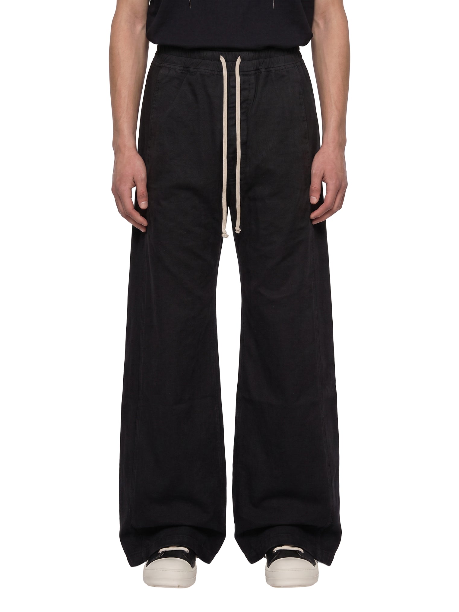 Pantaloni Wide Pusher in nero 