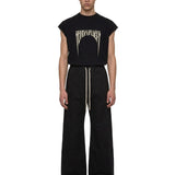 Pantaloni Wide Pusher in nero 