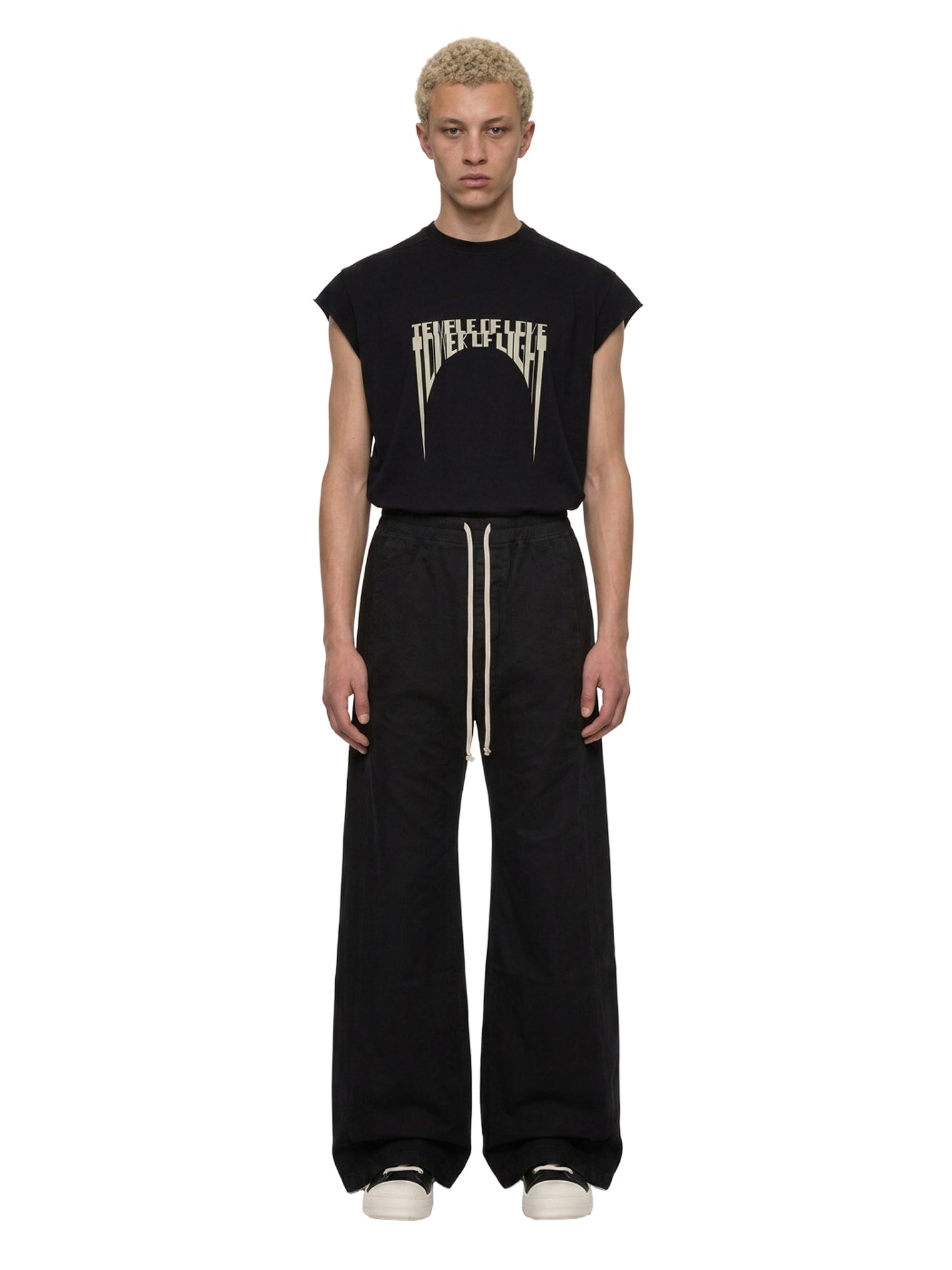 Pantaloni Wide Pusher in nero 