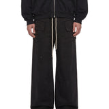 Pantaloni Creatch Wide Cargo in nero 