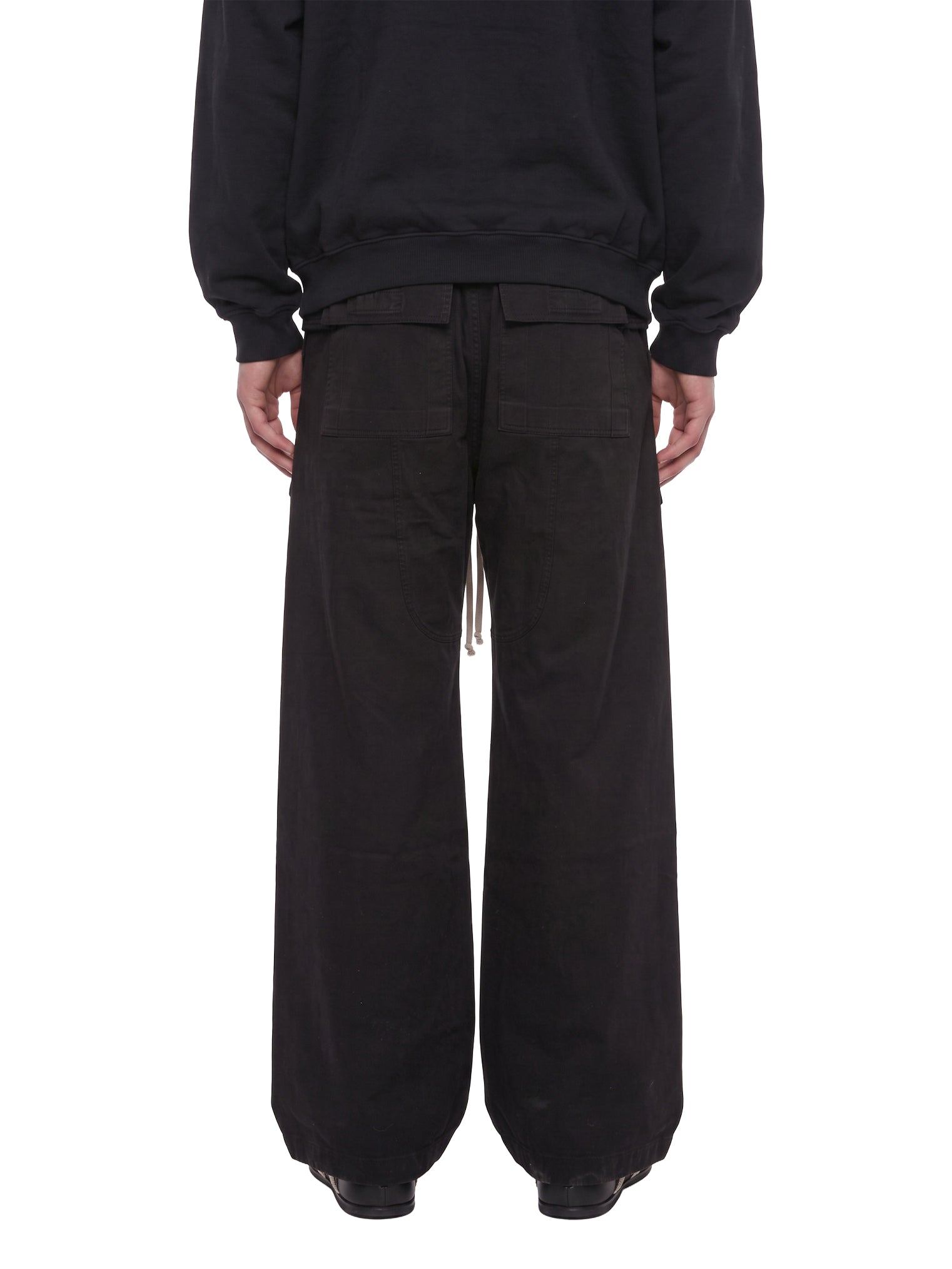 Pantaloni Creatch Wide Cargo in nero 