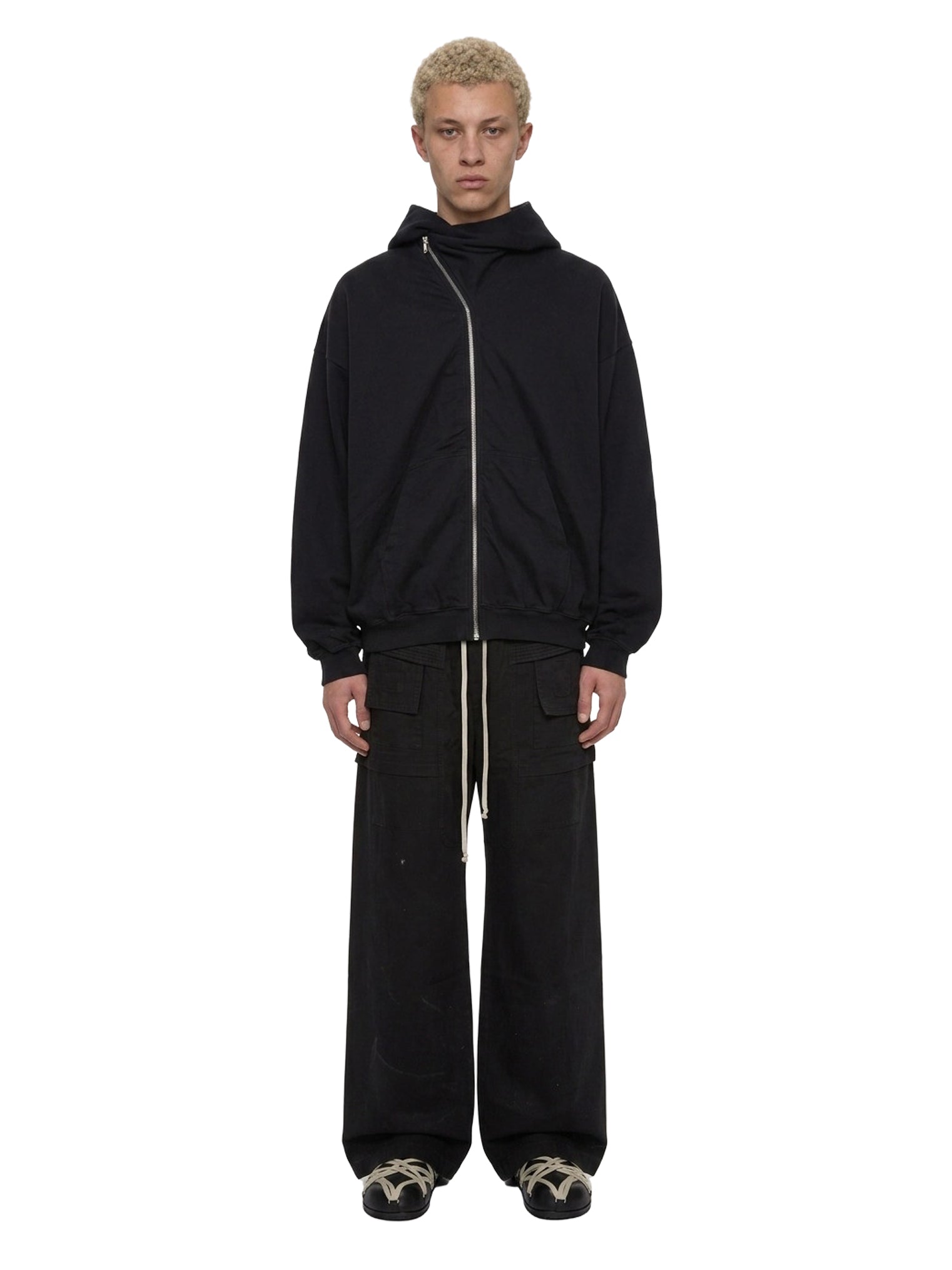 Pantaloni Creatch Wide Cargo in nero 