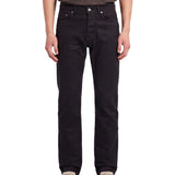 Jeans Fog Cut in nero 