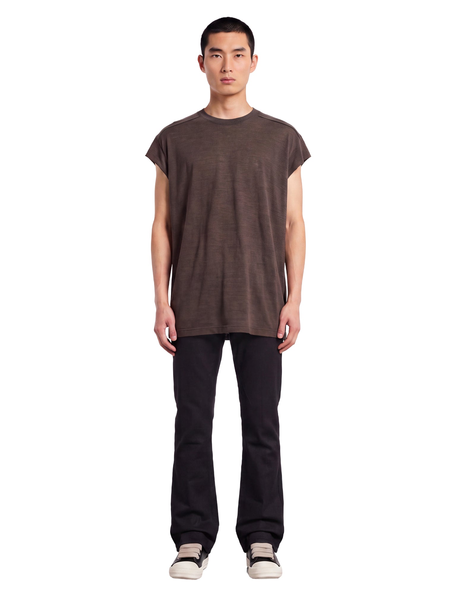 Jeans Fog Cut in nero 