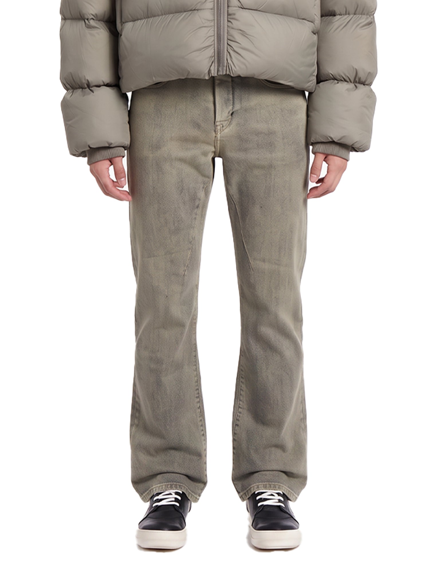 Jeans Fog Cut in grigio 