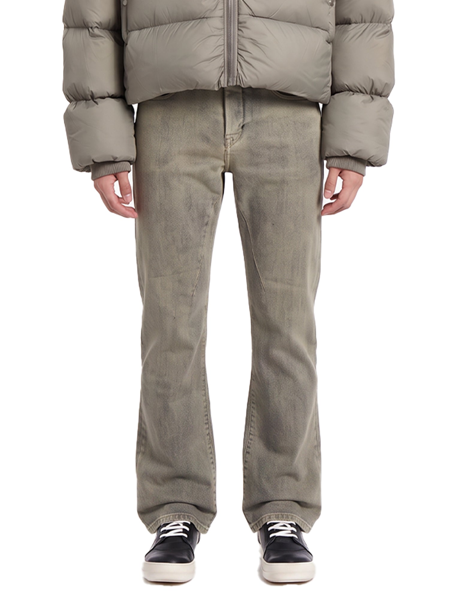 Jeans Fog Cut in grigio 
