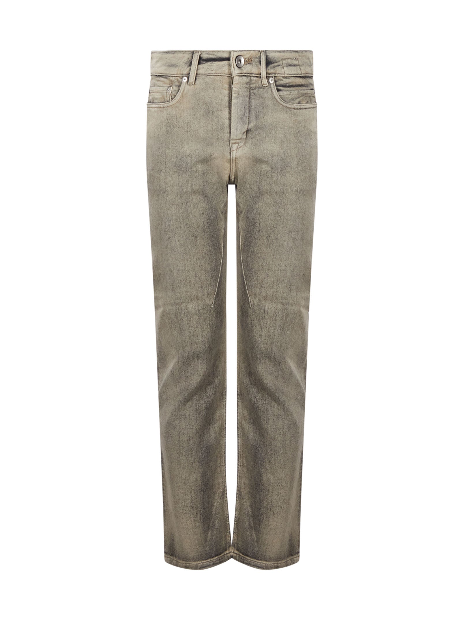Jeans Fog Cut in grigio 