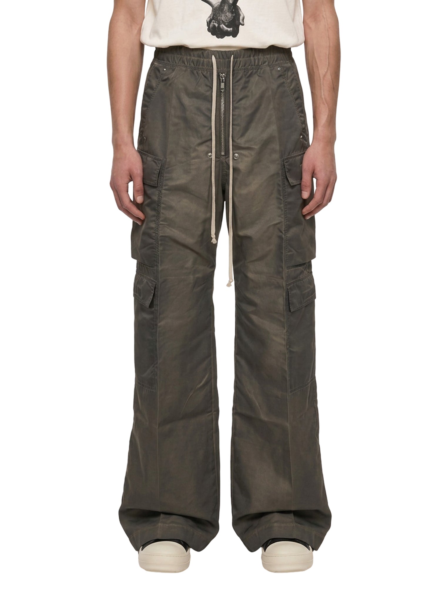 Pantaloni cargo Jumbo Belas in grigio 