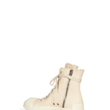 Sneakers stivaletto in avorio 