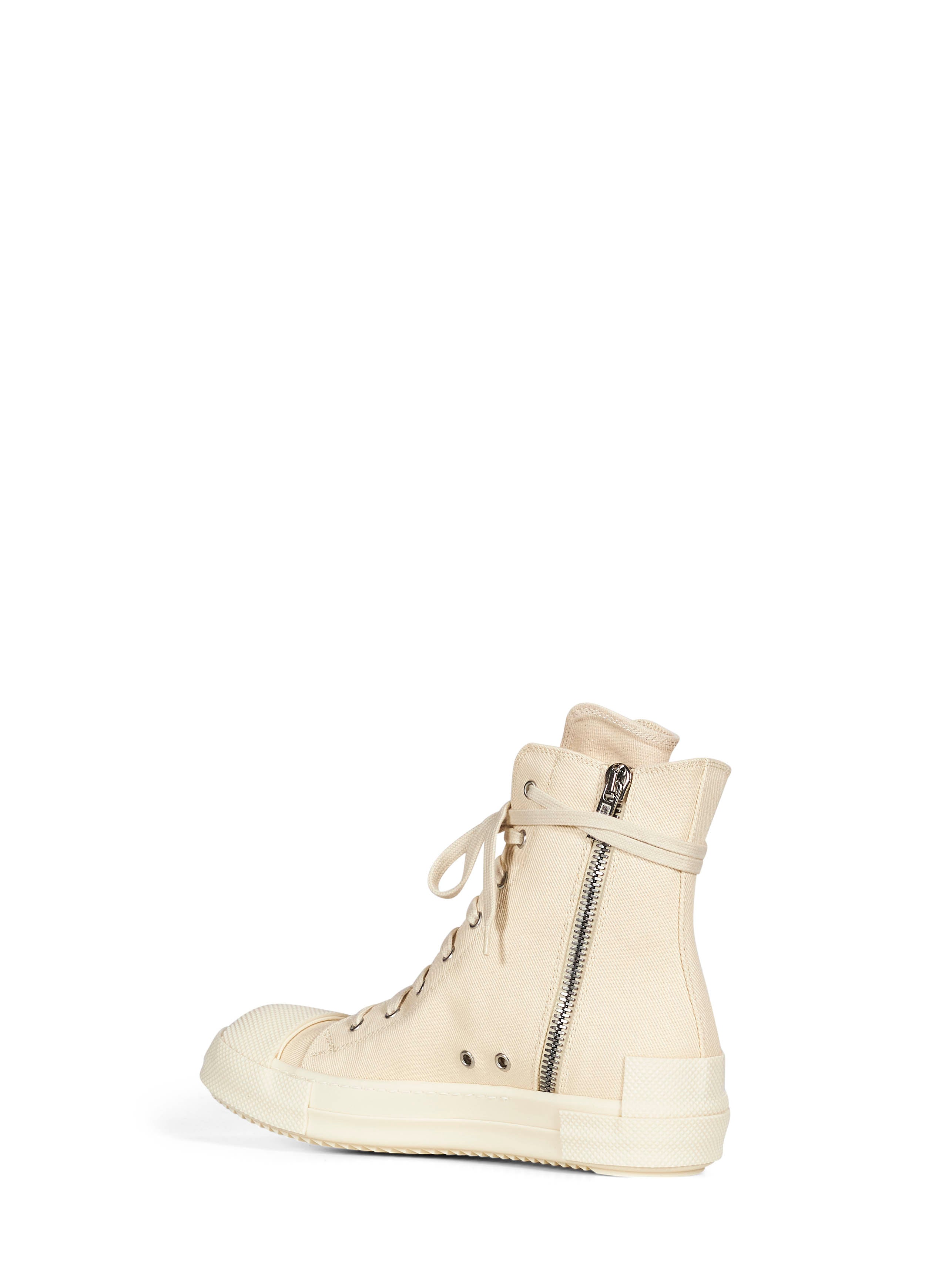 Sneakers stivaletto in avorio 