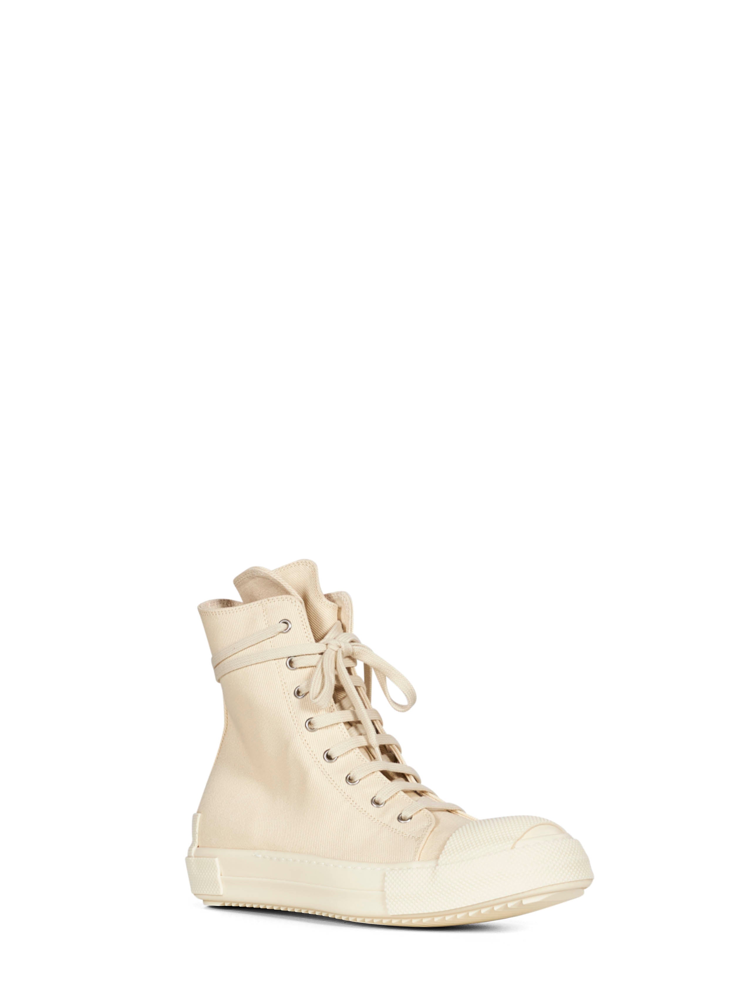 Sneakers stivaletto in avorio 