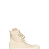 Sneakers stivaletto in avorio 