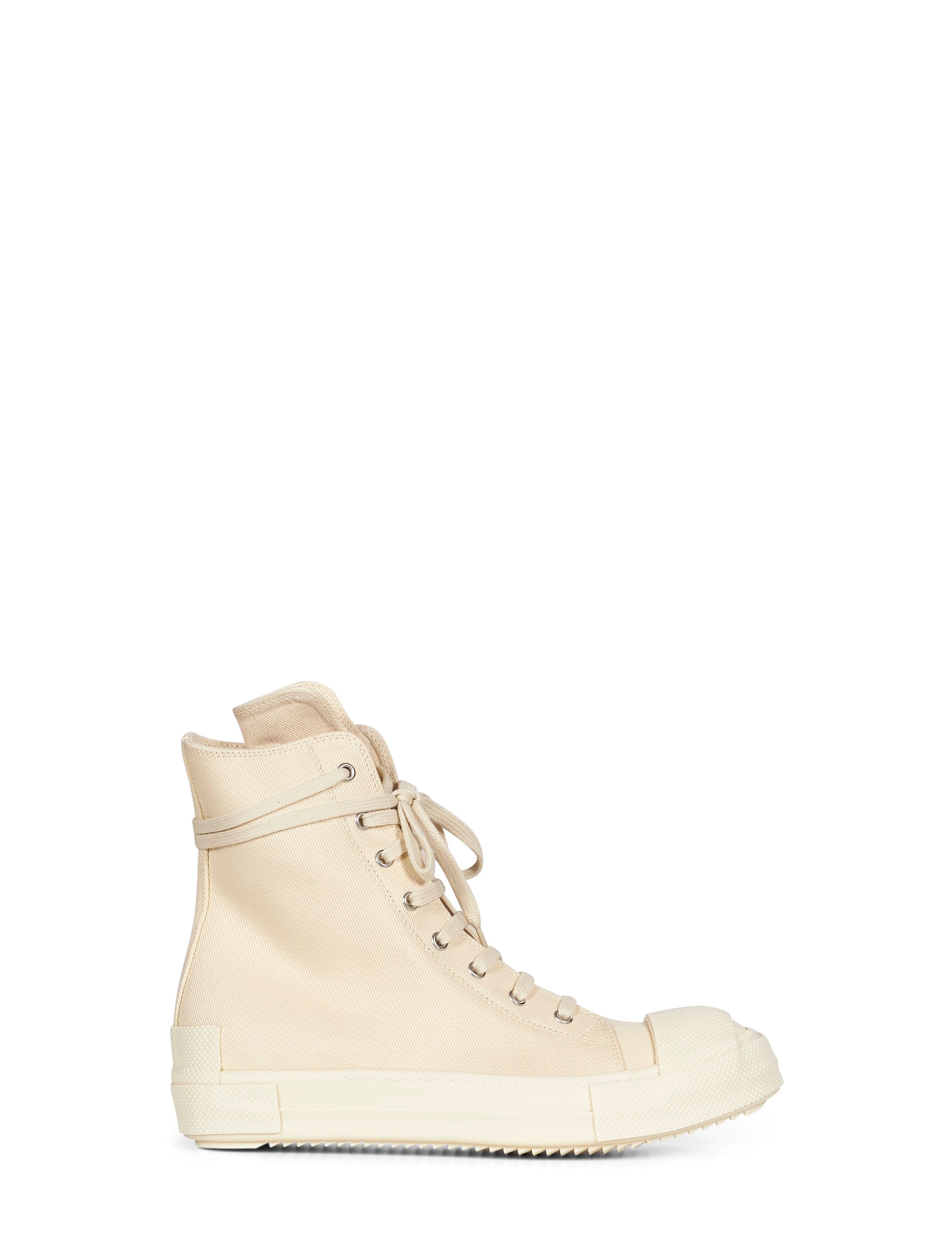 Sneakers stivaletto in avorio 