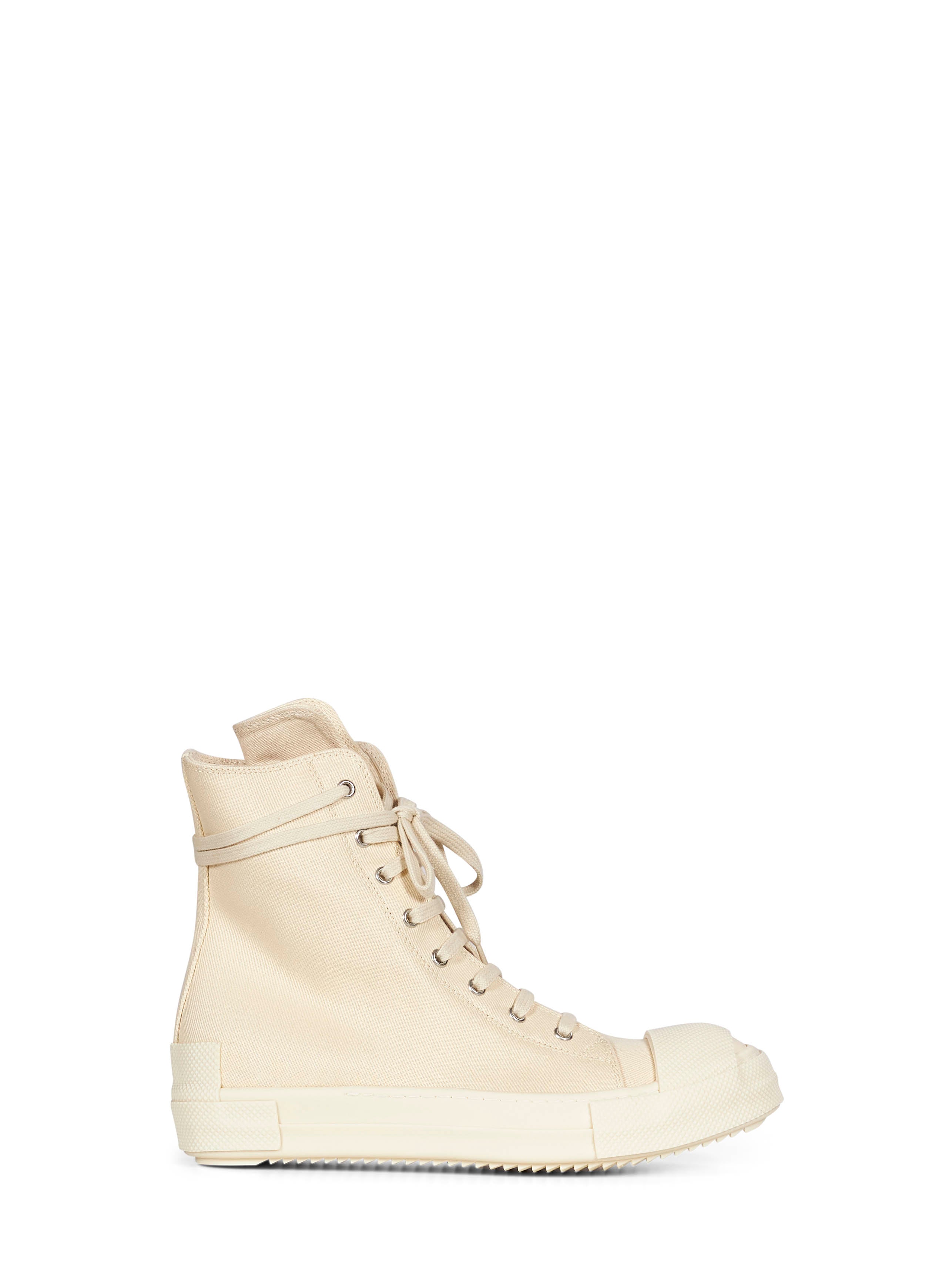 Sneakers stivaletto in avorio 