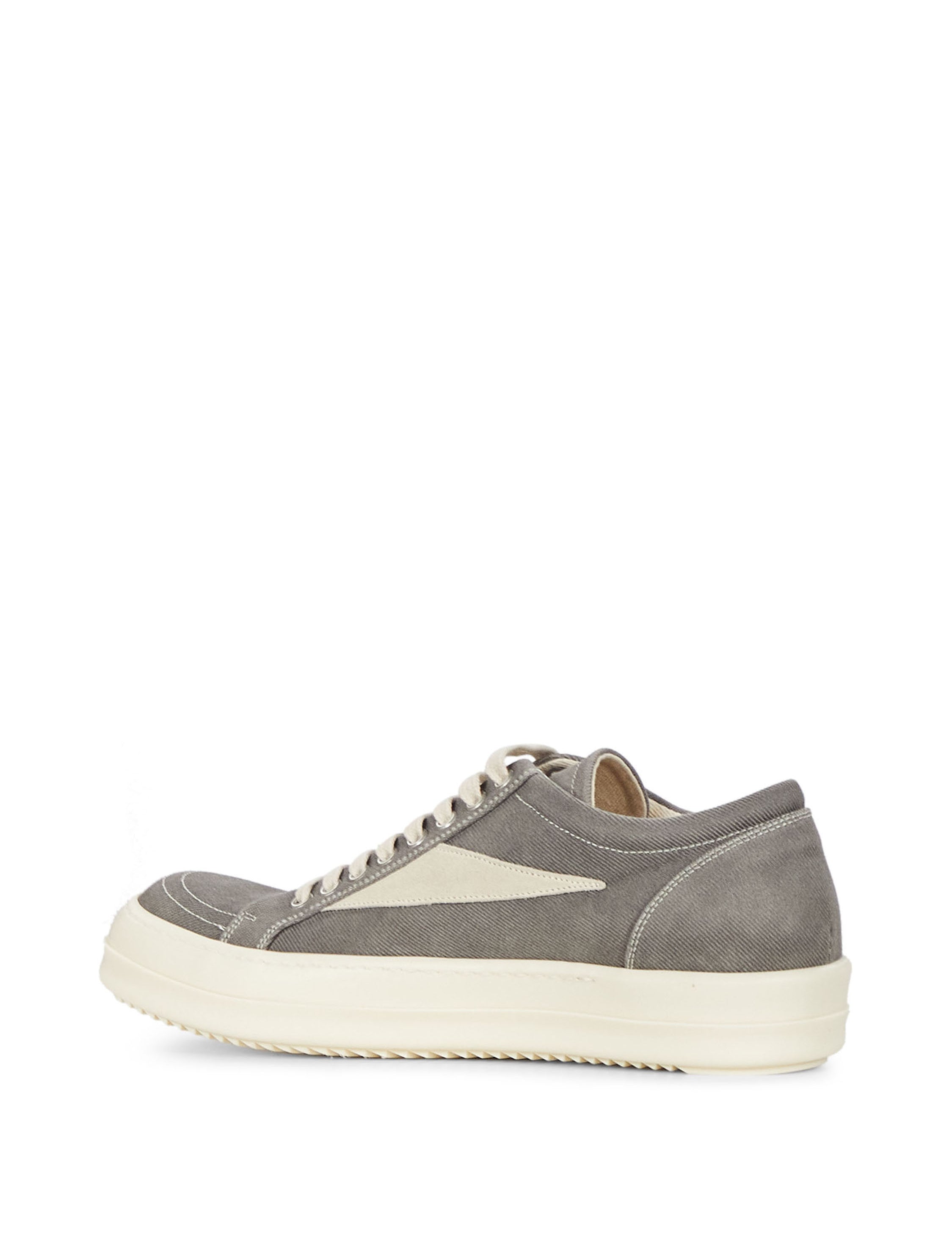 Sneakers basse vintage in denim in grigio 