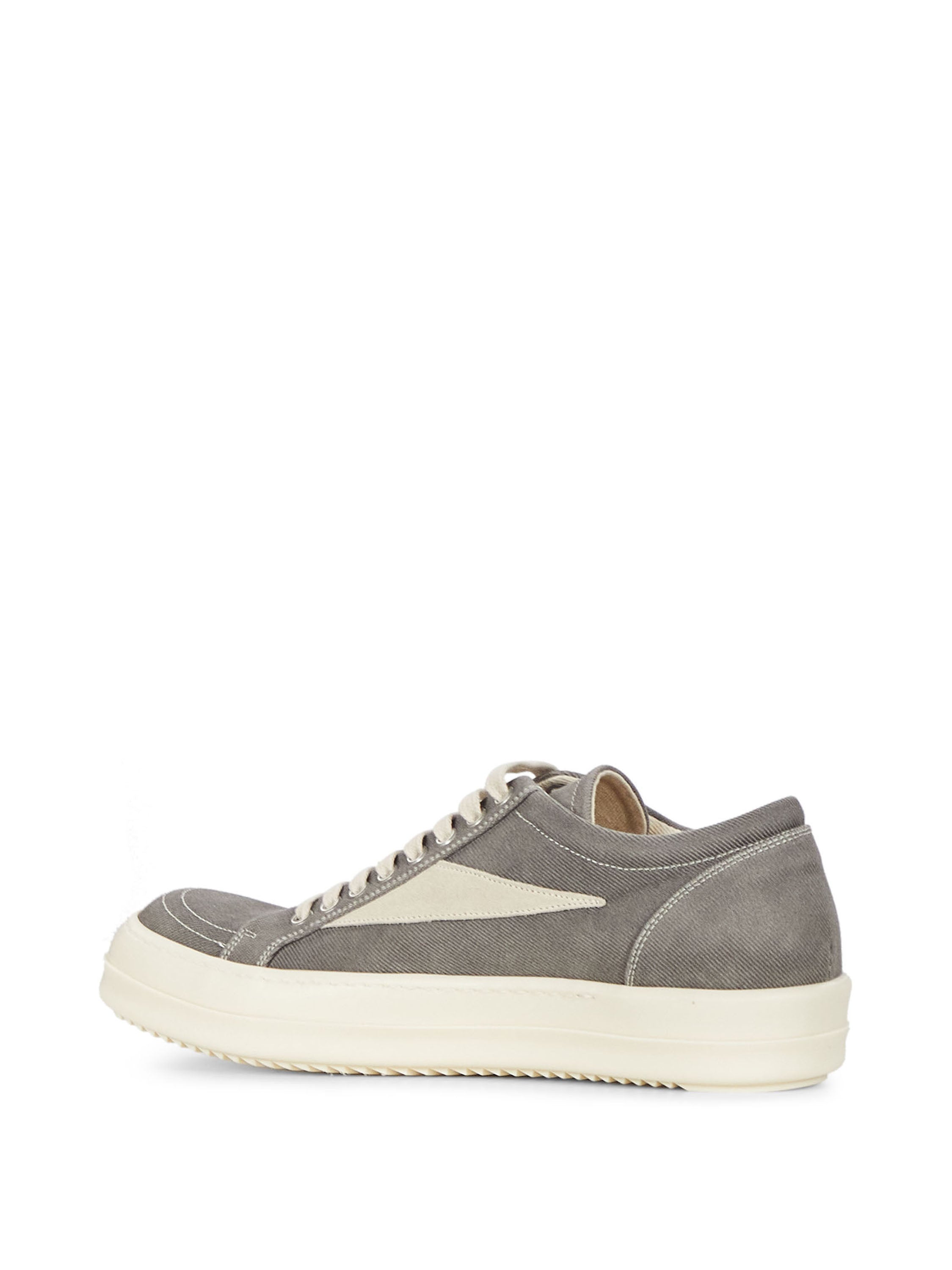 Sneakers basse vintage in denim in grigio 