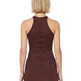 Tank top in bordeaux 