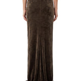 Gonna Shailee in marrone 