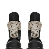 Stivali in pelle Quad sole in nero 
