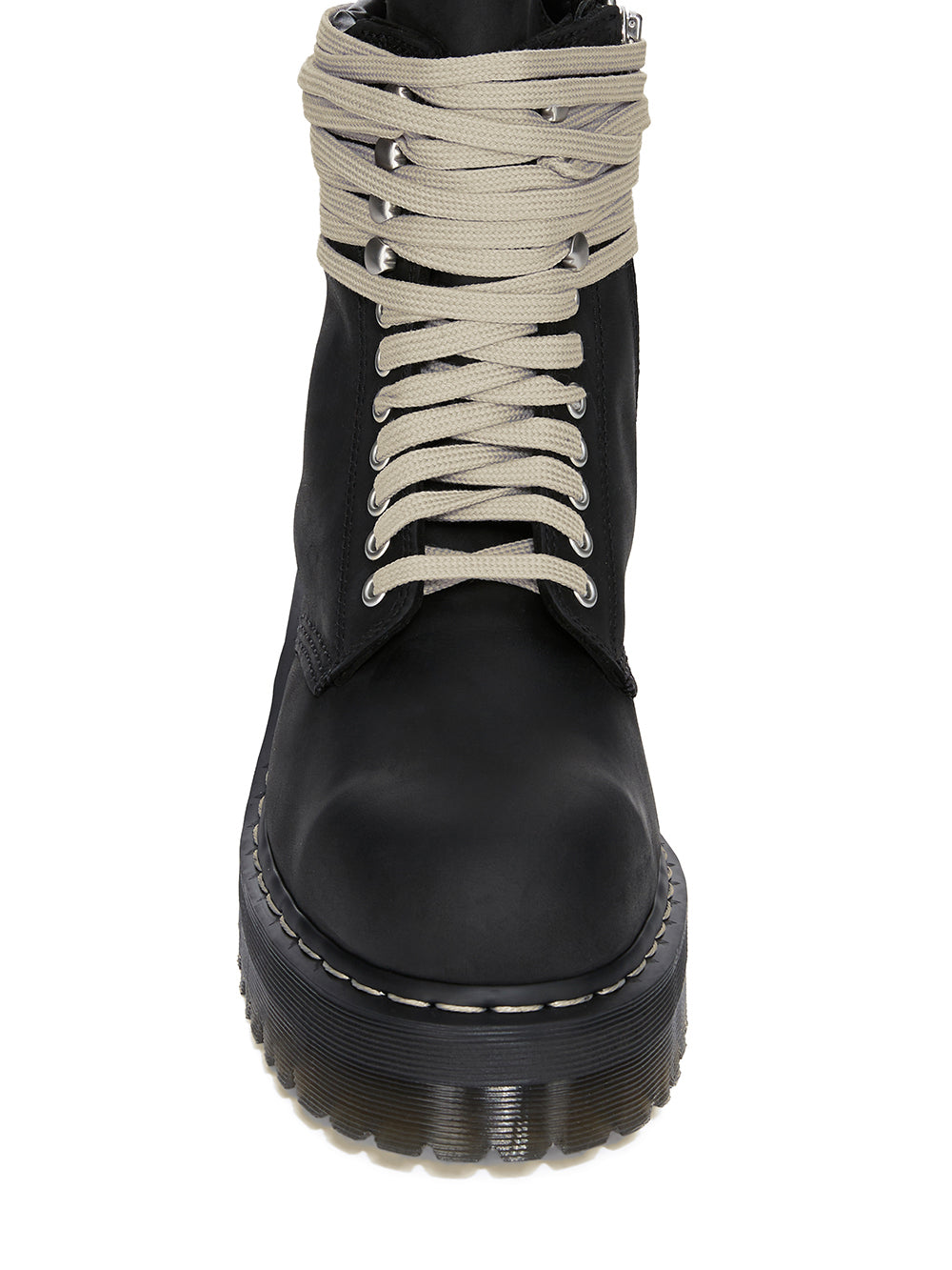Stivali in pelle Quad sole in nero 
